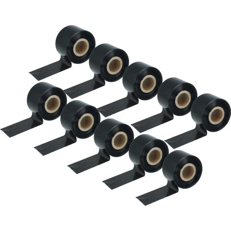 vhbw 10x Thermal Ribbon compatible with Citizen 4081, 2001, 631, 4121 Label Printer, 40 mm x 300 m, Wax-Plus, Black (1/5)