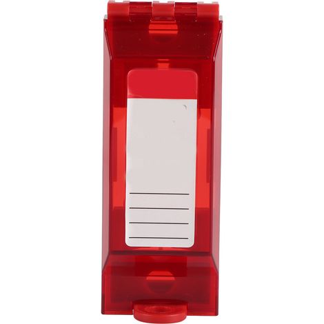 Ortviai Couvercle de Sécurité pour Interrupteur Murale Plastique PC 120x45x26mm Protecteur Panneau