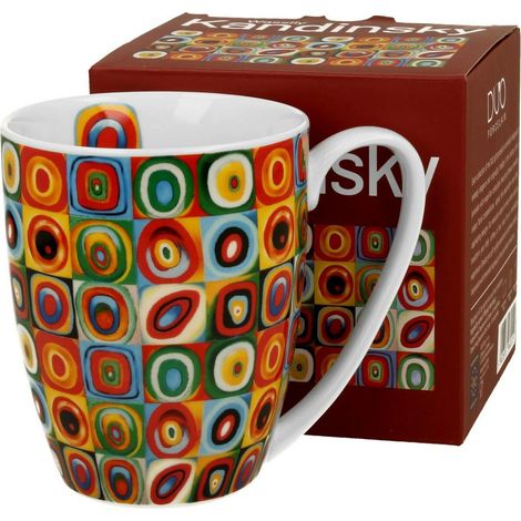 Klassische Kandinsky-Quadrate mit Tasse