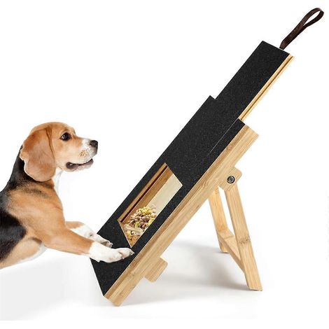 Tapis à griffer pour chien, tapis à griffer en bois avec boîte --- (1/5)