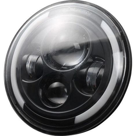 RHG Phare Led 7" 150W Lampe Frontale Led Ronde H4 H13 Phare 6500K Feu De Croisement Etanche, 150W
