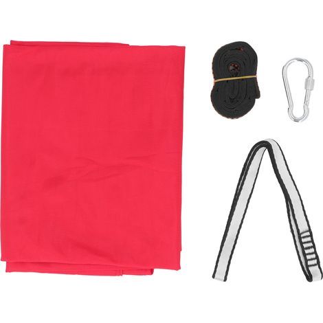 Children's Sensory Hammock 2.8m Long – Easy Assembly, Elastic, Red for Bedroom/Outdoor Use (1/5)