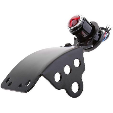 Soporte de placa vertical curvo universal de 1" para luz trasera de carretera (1/4)