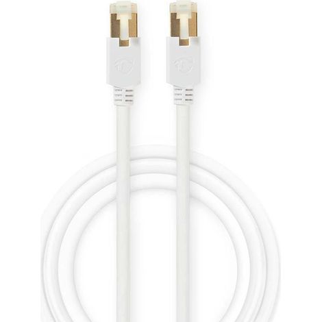 Cable de red cat6 rj45 macho rj45 macho sftp 200 metros redondo lszhpvc blanco paquete de medicamentos