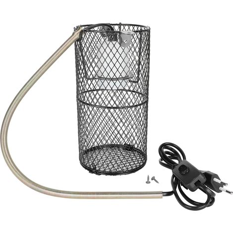 Abat-jour Anti-brûlure pour Reptile, support de lampe chauffante en céramique pour animal de compagnie, serpent, lézard, tortue, prise ue 220v (1/5)