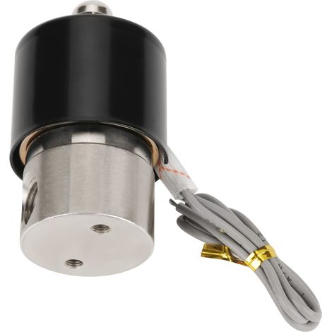 2-Punkt-Magnetventil mit 1/4-Zoll-Anschluss, gefertigt aus korrosionsbeständigem Edelstahl 304, 12 V DC, 1/4 Zoll. (1/4)