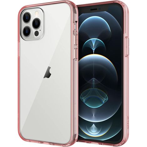 Handyhülle Transparent AntiKratz Vergilbung iPhone 12 12Pro Roségold (1/5)