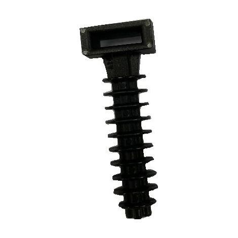 Embase pour serre-câbles noire 40.2mm x 14,9 mm, Ø fixation 8mm ( Prix pour Sachet de 100 )