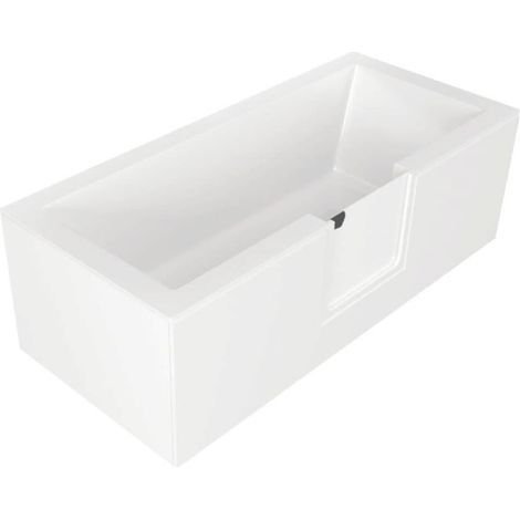 Vasca da bagno PMR 150x75 cm con porta apertura a destra, 228 L, bianca (SATVD150P) (1/5)