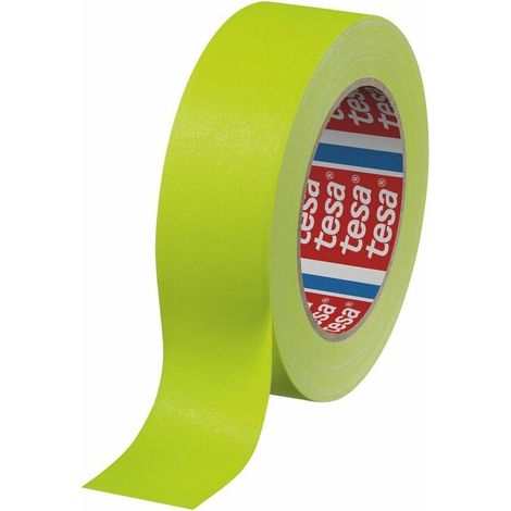 [NEUWERTIG] B-Ware tesa 4671 Gewebeband Klebeband Tape gelb 25 m x 38 mm Klebstoff (1/2)