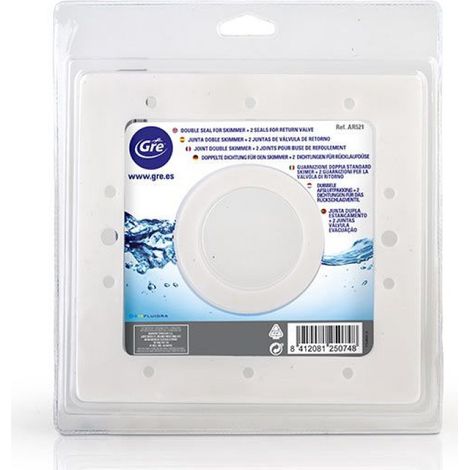 Skimmer piscina - guarnizione doppia Gre