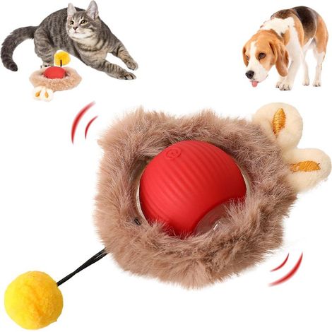 Intelligentes Katzenspielzeug, elektrischer Katzenball, automatischer Rollball für Katzen, Pet Smart Rollball, interaktiver Katzenball, interaktiver Katzenball (1/5)