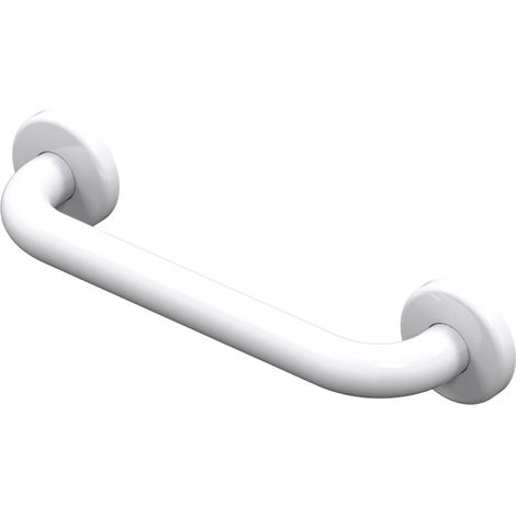 Barre d'appui en acier inoxydable recouvert d'epoxy droite 300mm - AKW - 01240WH