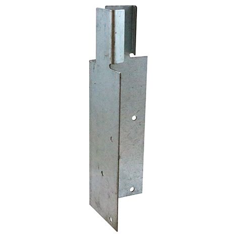 TIMCO Arris Rail Mortice Brackets Galvanised - 200 x 62 x 62