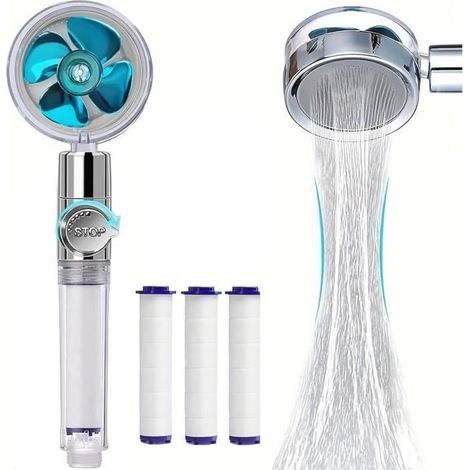 Pommeau de douche - Marque - Modèle - Filtre - Economie d'eau - Anti calcaire (1/4)