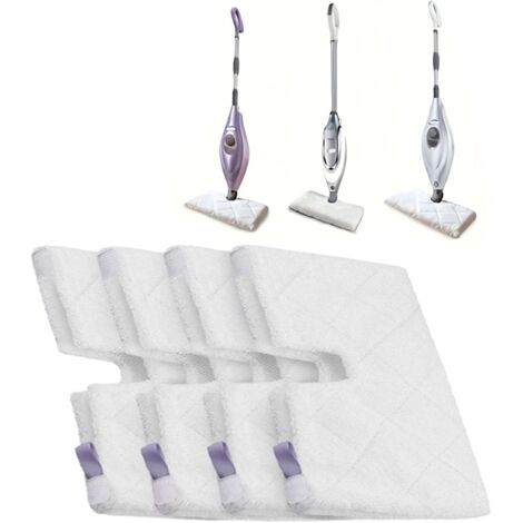 4 pièces tampons de nettoyage de tampon de vadrouille à vapeur en microfibre de remplacement, for requin, for vadrouille de poche à vapeur SE460 S3500 série S3550 S3501 S3601 S3601D Tampo (1/5)