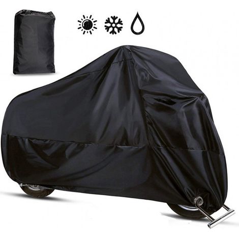 Housse pour scooter - Housse universelle pour moto - Tissu Oxford 300D imperméable - Sac de rangement inclus - 265 x 105 x 125 cm - Convient à tous les scooters...