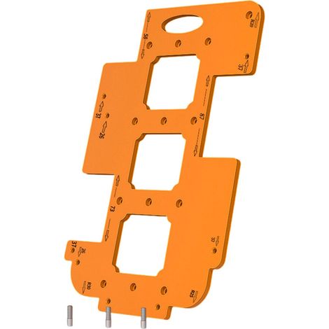 Plantilla para trabajar la madera fabricada en tablero fenólico - Estándar 70x60 mm