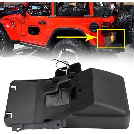 Support de plaque d'immatriculation arrière avec éclairage pour Jeep Wrangler JK 2006-2017 (1/5)