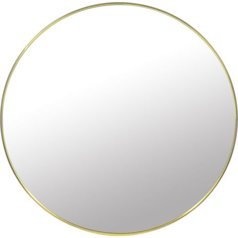 Runder Spiegel - Badezimmerspiegel - Wandspiegel - ø 60 cm - Gold