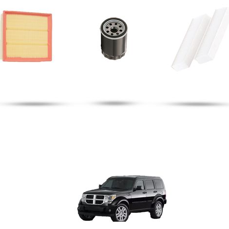 Kit tagliando 3 filtri compatibile con Dodge Nitro 4.0 v6 191kw dal 2007 (1/5)