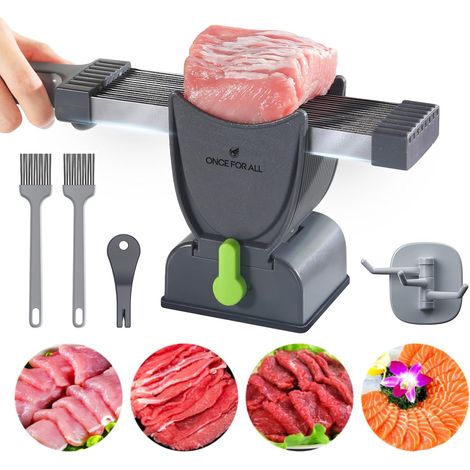 Lot de couteaux de cuisine pour couper viande et trancher aliments pour viande bovine, porcine et d'agneau pour cuisiner (1/5)