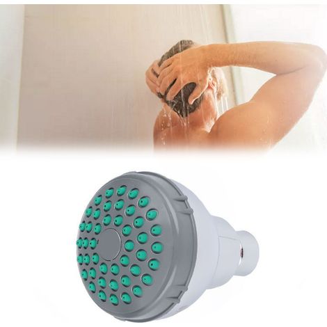 Grüner Hochdruck-Duschkopf mit mehreren Wasserauslässen, abnehmbar, kleiner Duschkopf für Badezimmerzubehör (1/3)