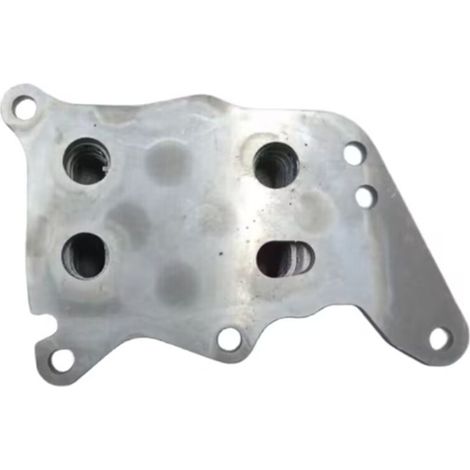 Refroidisseur d'huile moteur OE 11427552687 V864374580, ensemble de refroidissement d'huile de radiateur en aluminium, convient aux pièces de rechange pour moteur Peugeot Citroën 1.6T turbocompressé. (1/2)