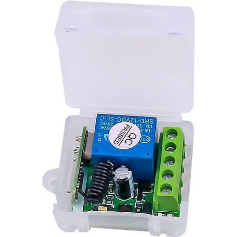DC 12V 1CH RF Relay Receiver 433MHz Universal Wireless Remote Control Switch 433 MHz mitter But