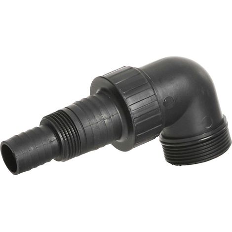 Conector de codo de plástico para bomba de 1", 1-1/4", 1-1/2" (100)