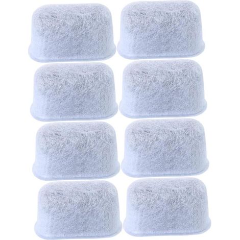 Filtre à eau 8 pièces avec charbon actif pour machines à café (1/4)
