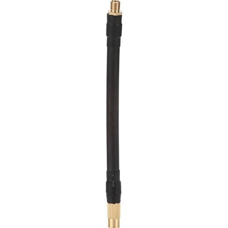 Tuyau D'extension de Gonfleur de Pneu, Remplacement de Tube de Pompe à Air de Tuyau D'extension de Gonfleur de Pneu de 6,3 Pouces pour L'automobile de Moto de Vélo de Gonfleur électrique de (1/5)