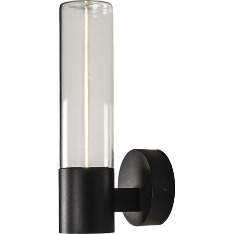 Lampe murale élégante Edison noir avec effet unique 29cm - 7363-750 (1/3)