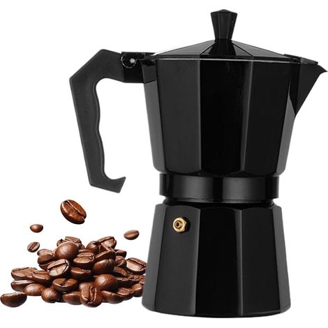 Moka espresso, poignée anti-brûlure, pour voyage et induction