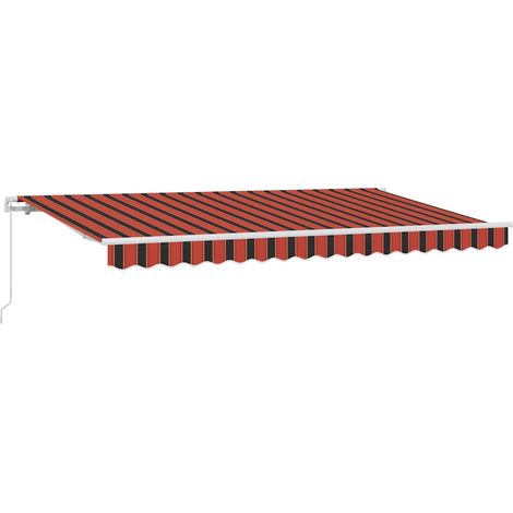 Maison Exclusive - Tenda Retrattile Arancione 350 x 200 cm Tessuto