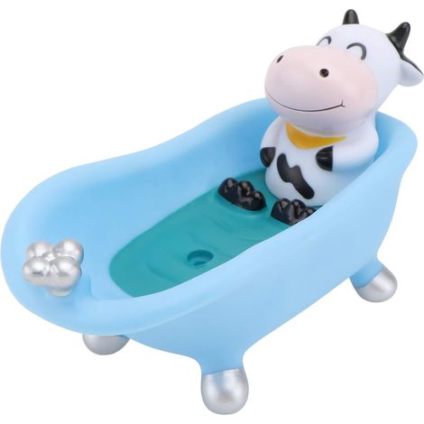 Porte-savon en plastique pour salle de bain, douche, cuisine, lavabo, bleu (1/5)