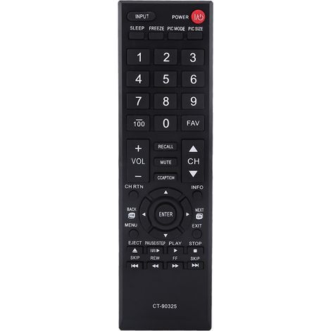 Neue, elegante CT-90325 Handfernbedienung für Toshiba LCD Smart-TVs, schwarz (1/5)