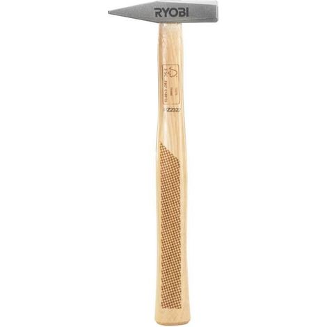 Ryobi RHHWE200 Hammer, Kopf aus gehärtetem Stahl, Holzgriff, 200 g (1/5)