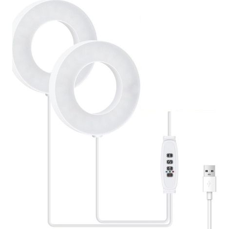 2PCS Lampe Plante, Lampe de Croissance à Spectre Complet, Réglable en Hauteur avec Minuterie ON/OFF Automatique 3/9/12H, 9 Luminosité, 3 Modes Lumière pour Plantes d'intérieur