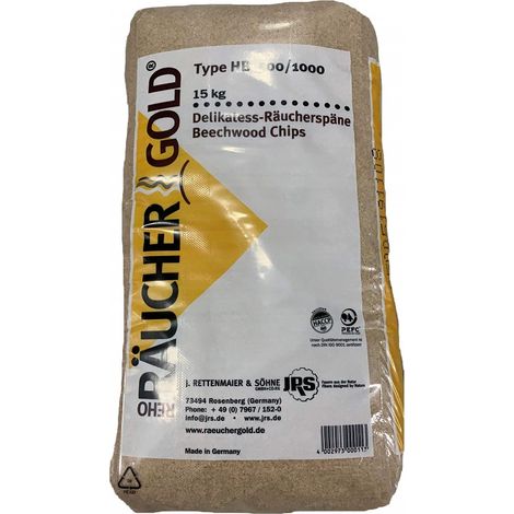 Sciure de hêtre 15 kg – Bois d'allumage pour poêles et cheminées – Idéal pour combustion optimale – Sac hermétique – Maisange