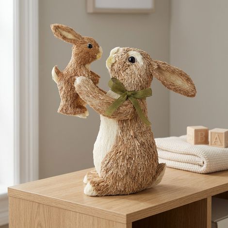 Mummy Rabbit With Baby Easter Ornament (1/3)