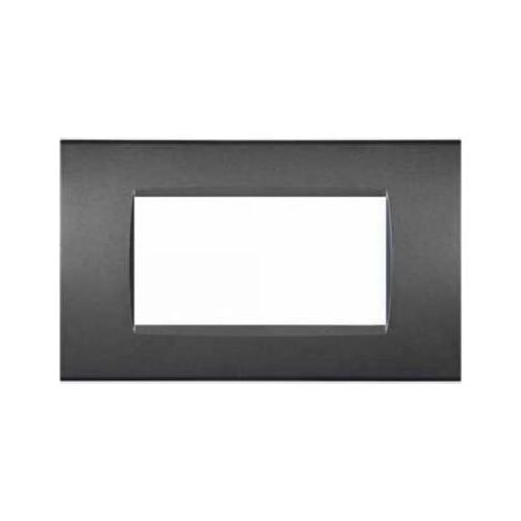 Mapam Placca grigio scuro 4 posti compatibile Living International - ART 8004-08
