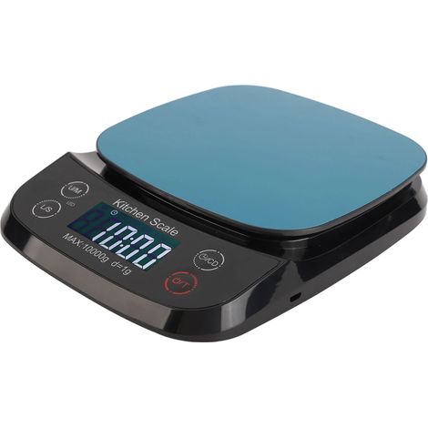 Balance de cuisine étanche, 10 kg, 1 g, haute précision, affichage numérique, compacte, électronique, avec fonction tare. AQUAFORGE