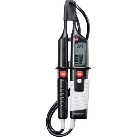 VOLTCRAFT VC 63 Zweipoliger Spannungsprüfer CAT III 1000 V, CAT IV 600 V Akustik, LCD, LED (1/5)