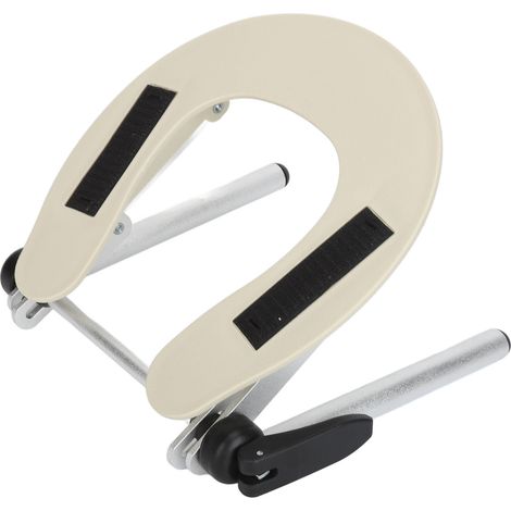 Support de visage réglable en angle pour table de massage, centre creux en aluminium, pour table de massage (1/5)