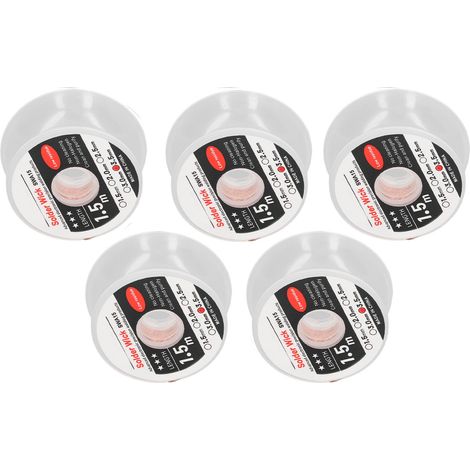 Lötlitze für präzises Löten von Elektronikbauteilen, keine Reinigung erforderlich, minimale Rückstände, 1,5 Meter, 3,5 mm (1/5)