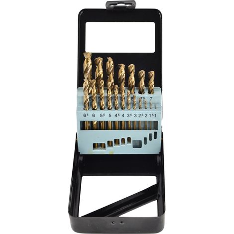 Juego de brocas de metal de cobalto Awtools de 19 piezas/1,0-10,0 mm (1/3)