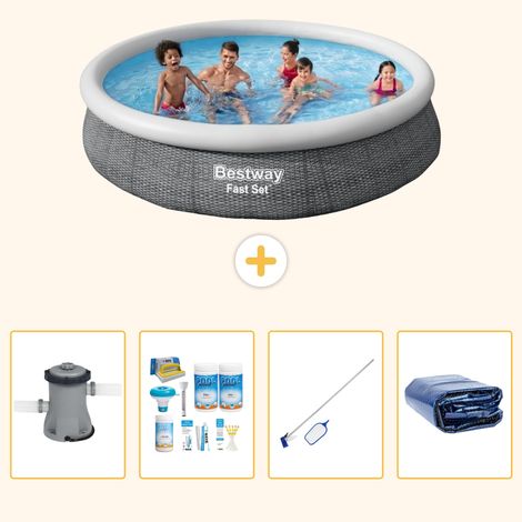 Bestway Bestway Fast Set Ronde - 366x76 cm - 5-pièces S267 (1/5)