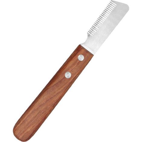 Couteau de toilettage ergonomique spécialement conçu pour les droitiers, parfait pour les chiens à poils longs (1/5)