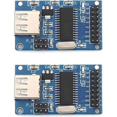 2 Stück CH376S USB-Modul USB-Festplattenlese-/schreibmodul USB-Hauptschnittstellenmodul USB-Flash-Laufwerkmodul Host-Schnittstellenmodul (1/5)